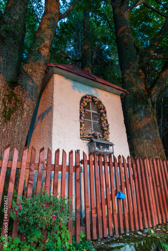 Chapel in Zazriva village in Slovakia.  photo