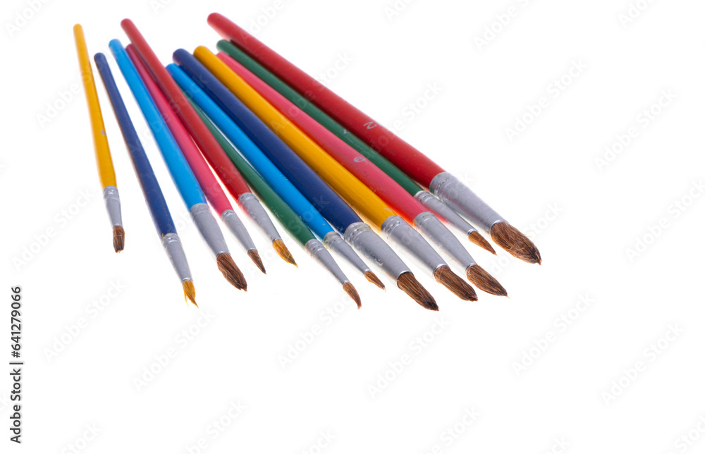 watercolor brushes isolated watercolor brushes isolated