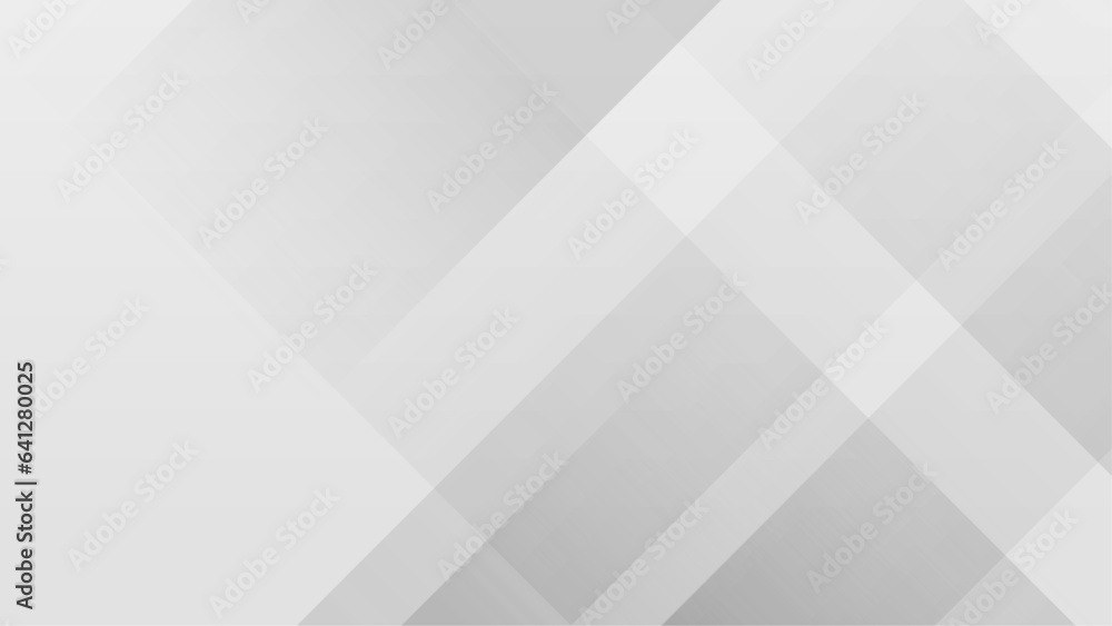 Fototapeta premium White luxury background with grey shadow diagonal stripes. Light elegant dynamic abstract BG. Trendy geometric neumorphism. Universal minimal 3d sale modern backdrop. Amazing deluxe business template