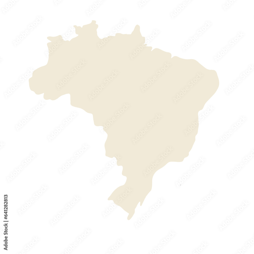 Map of Brazil 
