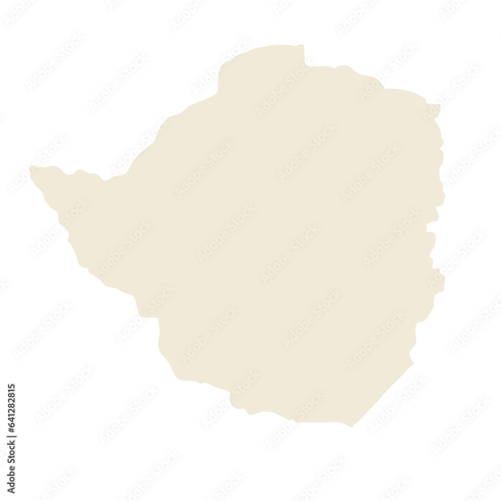 Map of Zimbabwe  - obrazy, fototapety, plakaty 
