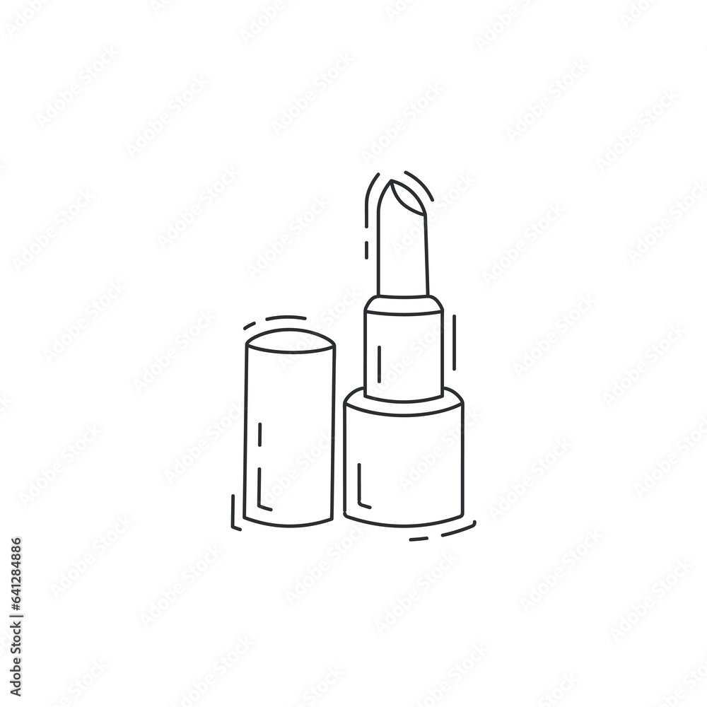 cosmetic Lipstick thin line icon. cosmetic Lipstick thin line icon.