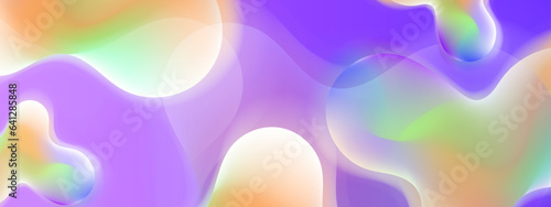 Fluid gradient background vector. Cute and minimal style posters with colorful, vibrant organic shapes and liquid color. Modern wallpaper design for social media, idol poster, banner, flyer.