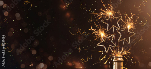 New Year's Eve Party background greeting card