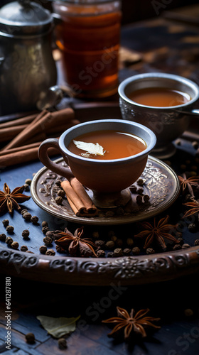 Indian masala chai tea
