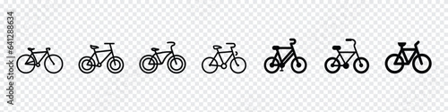 Bicycle icon. Bike icon vector logo template, abstract bicycle icon logo, Bicycle outline icon