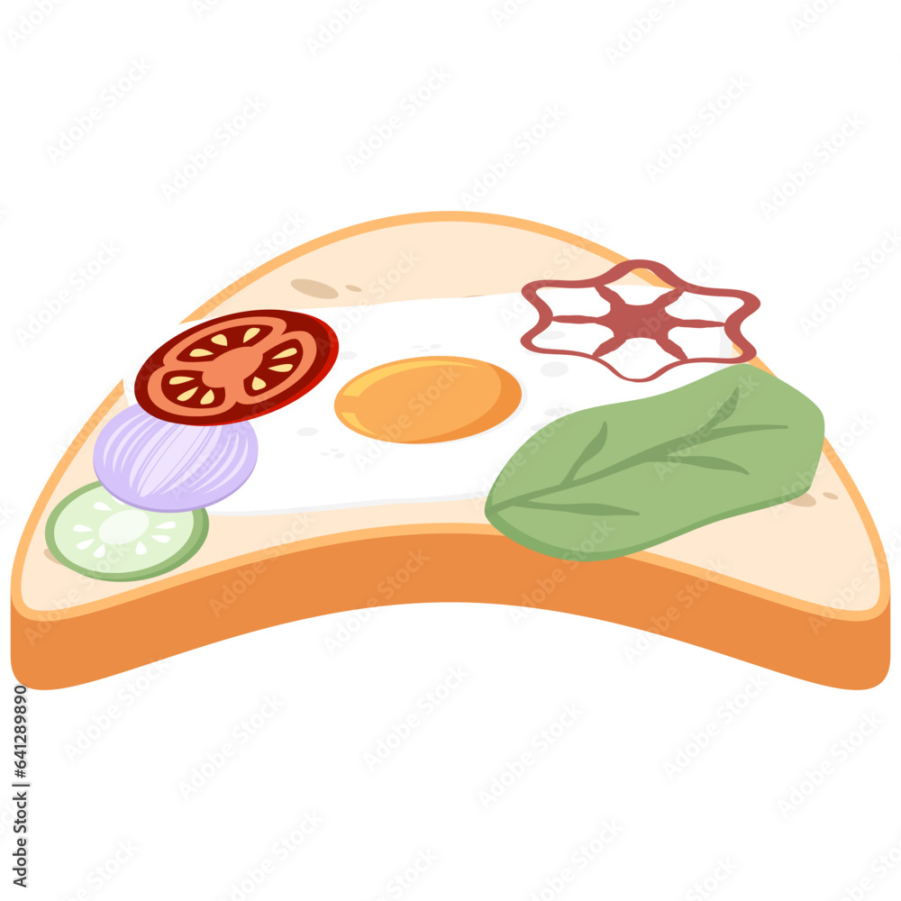 White Bread Slices With Fried Eggs Ready to Serve
White Bread Slices With Fried Eggs Ready to Serve
