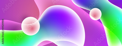Fluid gradient background vector. Cute and minimal style posters with colorful, vibrant organic shapes and liquid color. Modern wallpaper design for social media, idol poster, banner, flyer.