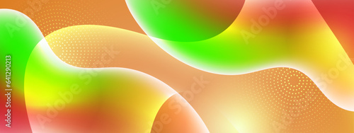 Fluid gradient background vector. Cute and minimal style posters with colorful, vibrant organic shapes and liquid color. Modern wallpaper design for social media, idol poster, banner, flyer.