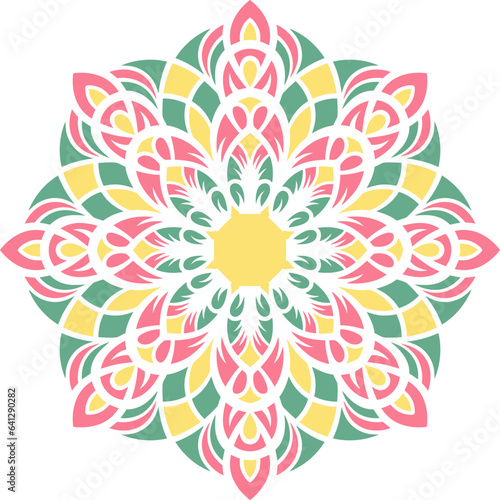 Design Luxury Mandala Illustration For Wedding