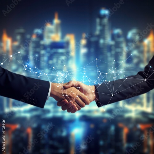 Wallpaper Mural Corporate handshake Torontodigital.ca