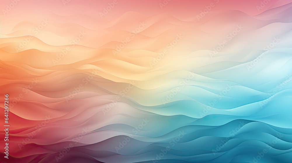 Obraz premium modern abstract colourful light gradient background with fluid wave motion texture