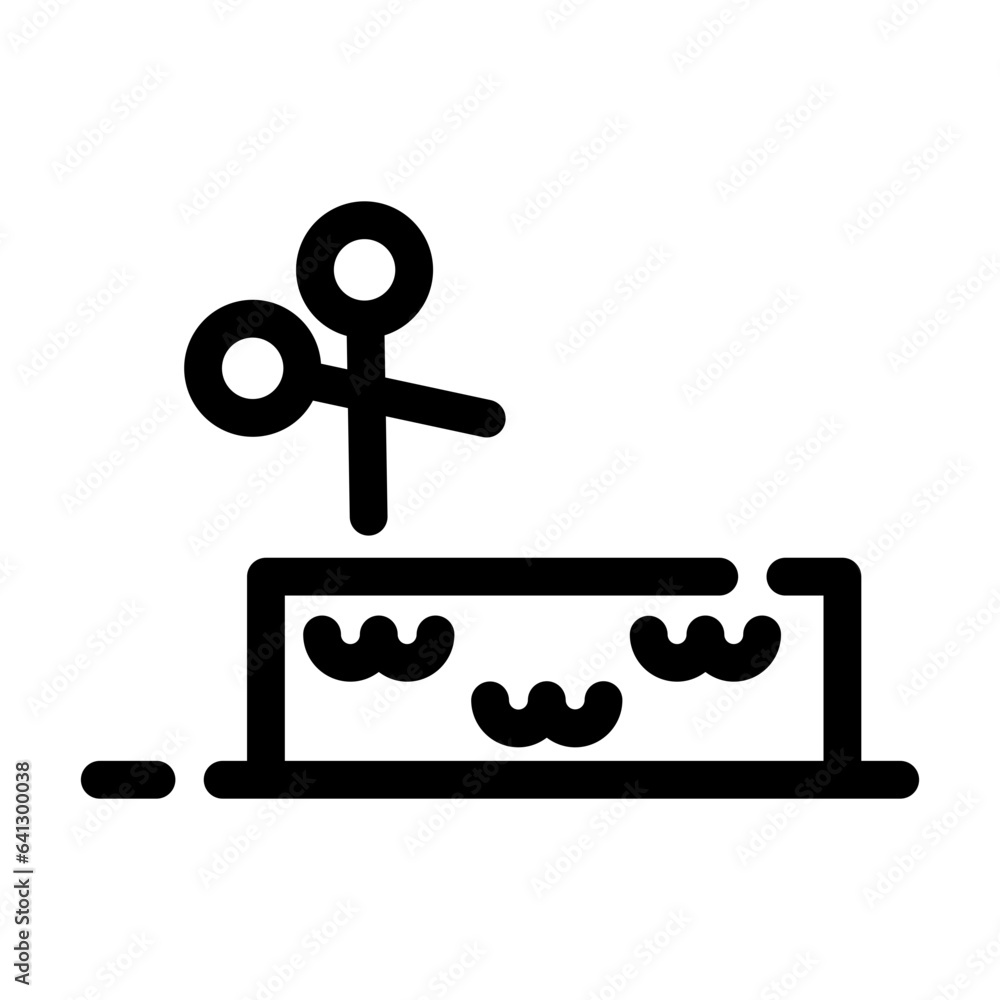 grass line icon best for web design grass line icon best for web design