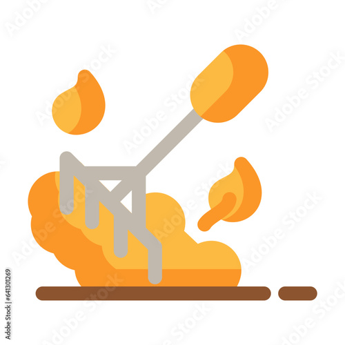 trowel line icon best for web design