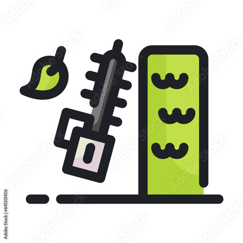 hedge line icon best for web design