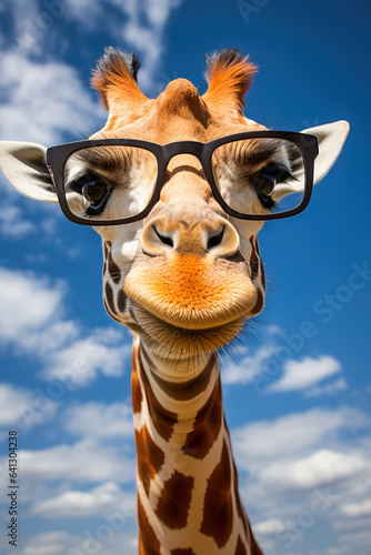 Amusing giraffe sporting eyewear  © fotogurmespb