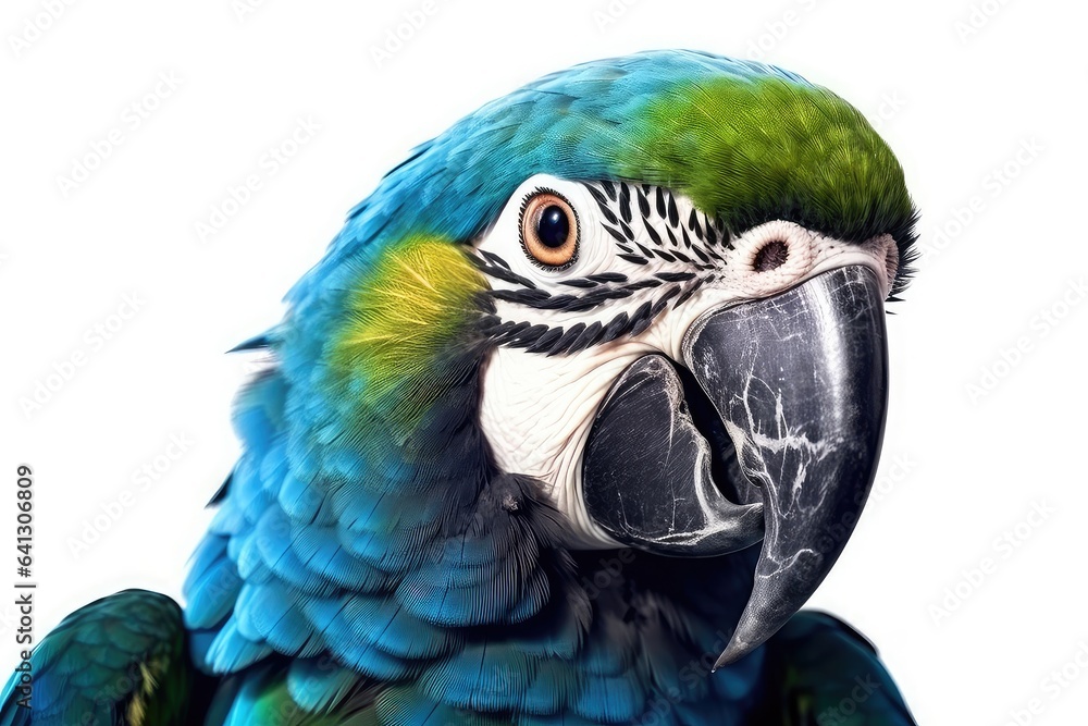 Parrot photo realistic illustration - Generative AI.