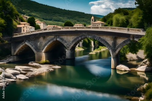 bridge over the river