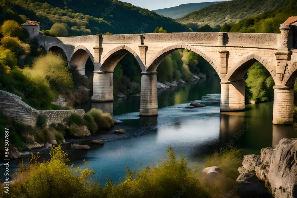 bridge over the river