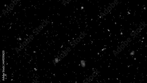 Snow flakes flying up, like Stranger Things. Alpha channel
