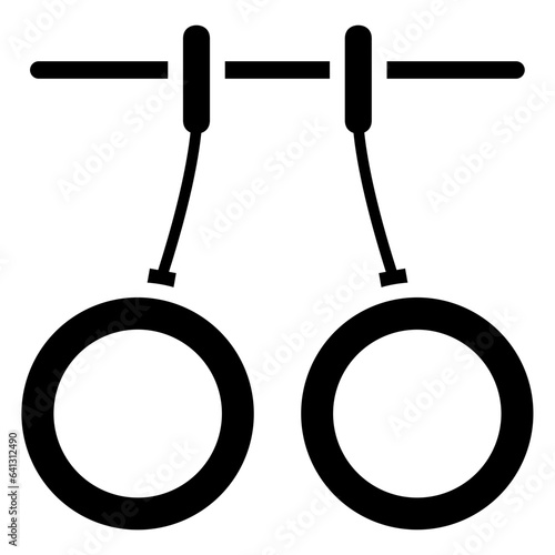 Olympic Rings icon often used in design, websites, or applications, banner, flyer to convey specific concepts related to gym and fitness.