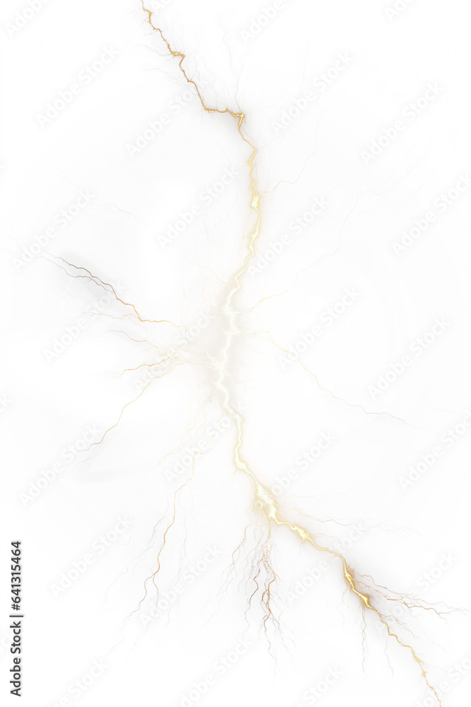 Obraz premium lightning rays on white