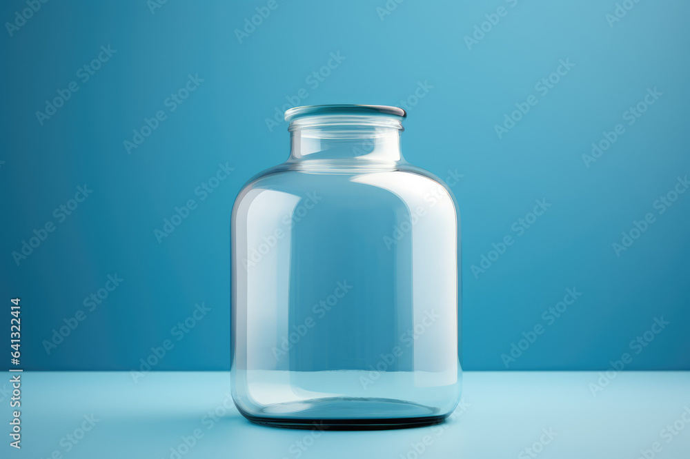 Empty glass, on a monochrome background Empty glass, on a monochrome background