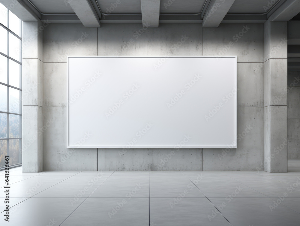 Large white board, white screen Large white board, white screen