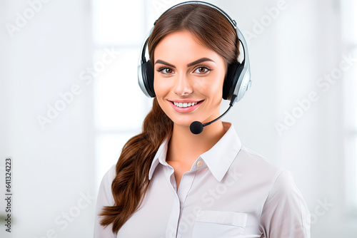 woman call center operator