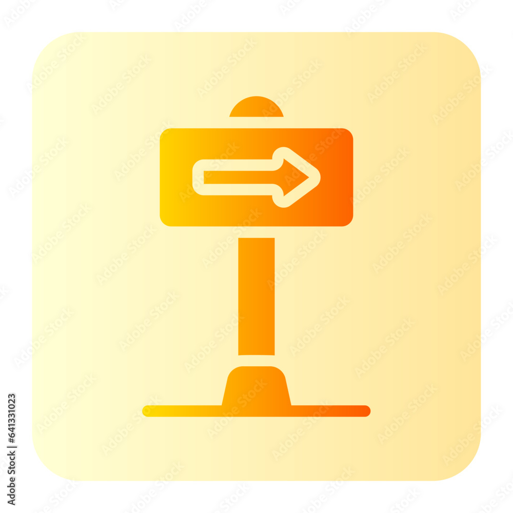 one way gradient icon one way gradient icon