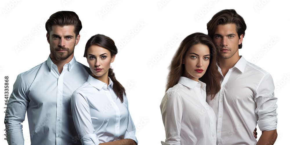 Stunning duo in white attire Stunning duo in white attire