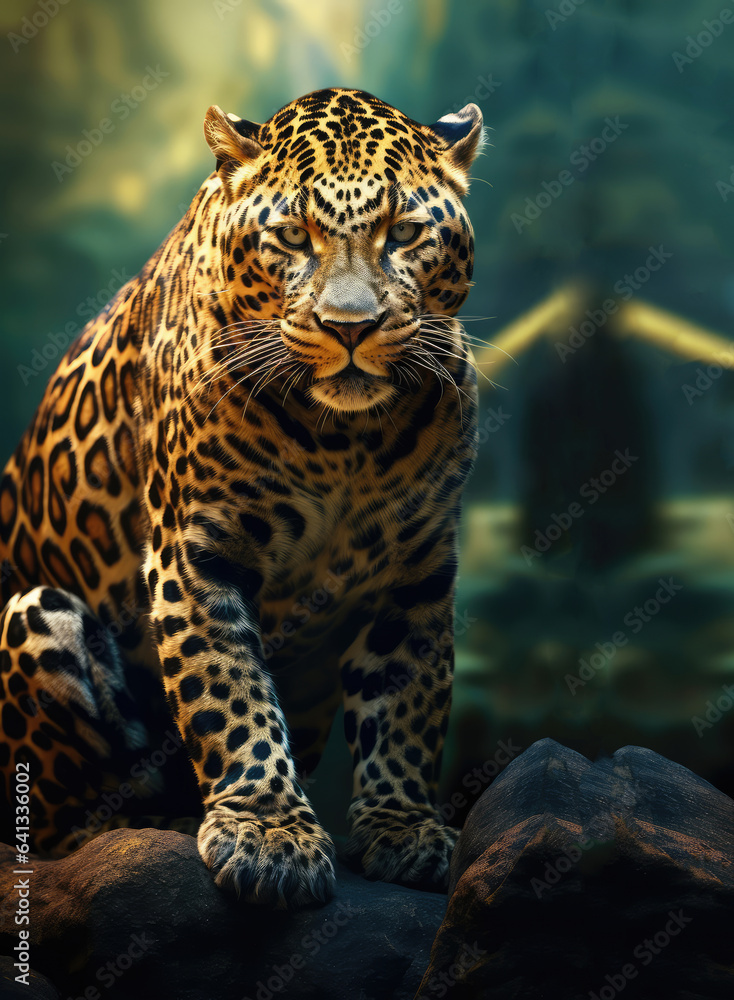 Obraz premium Leopard in the jungle