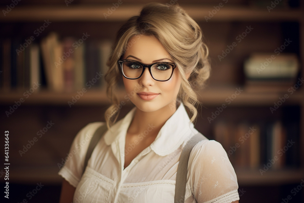 young female teacher young female teacher