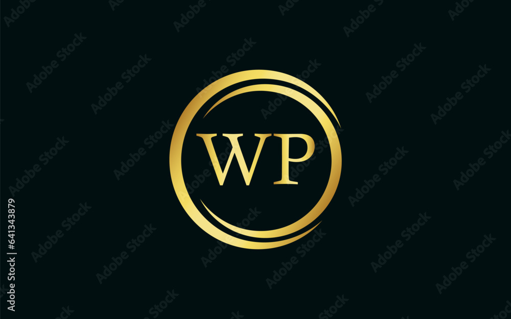 WP latter royal logo, modern design, initial based latter logo vector file illustration ESP10
WP latter royal logo, modern design, initial based latter logo vector file illustration ESP10