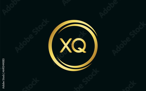 XQ latter royal logo, modern design, initial based latter logo vector file illustration ESP10 