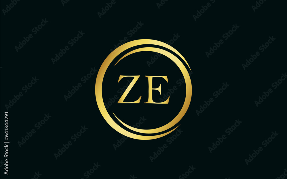 ZE latter royal logo, modern design, initial based latter logo vector file illustration ESP10
ZE latter royal logo, modern design, initial based latter logo vector file illustration ESP10