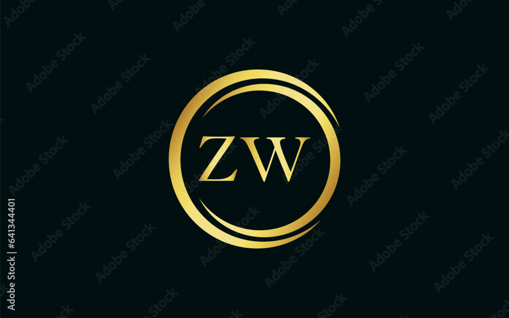 ZW latter royal logo, modern design, initial based latter logo vector file illustration ESP10
ZW latter royal logo, modern design, initial based latter logo vector file illustration ESP10