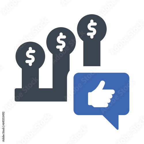 Graph engagement icon