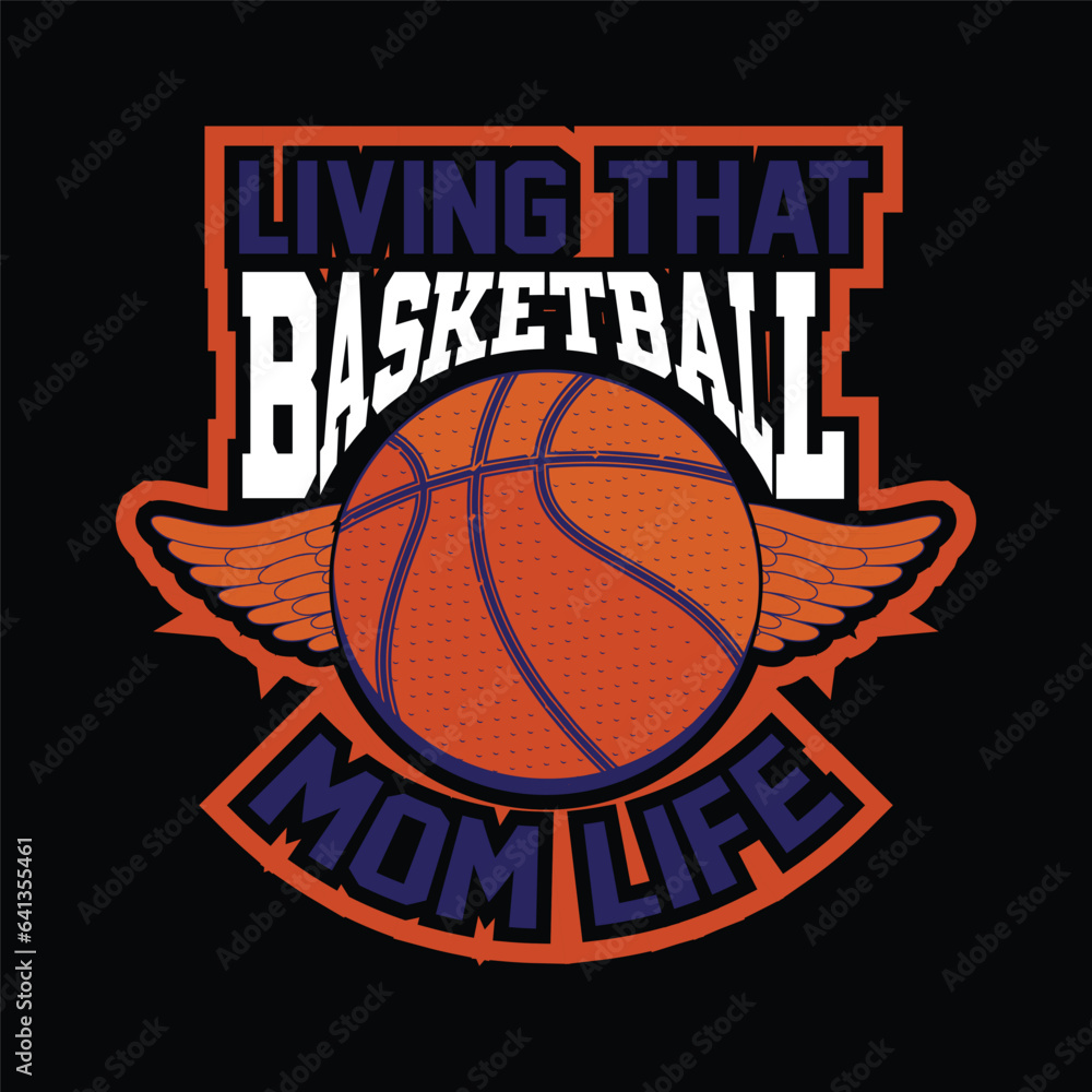 basketball tshart design vector art