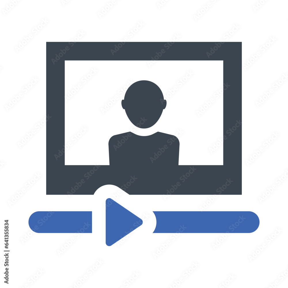Video blogger Icon Video blogger Icon