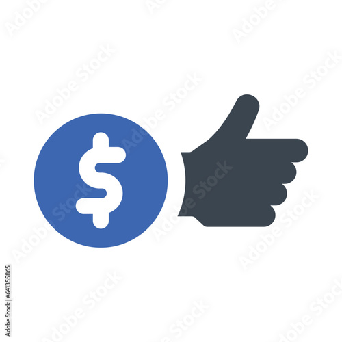 Paid engagement Icon