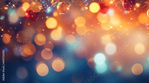 Shiny  sparkling multicolored blurred background