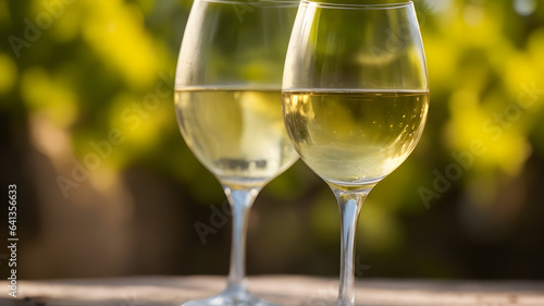 glasses of white wine