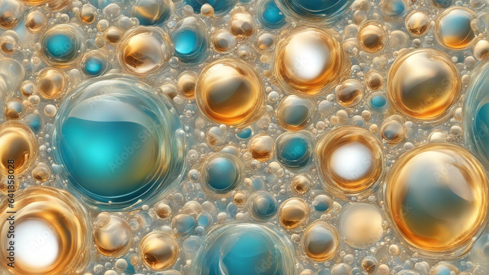 abstract background with bubbles