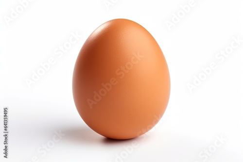 Chicken egg isolated on white background 
