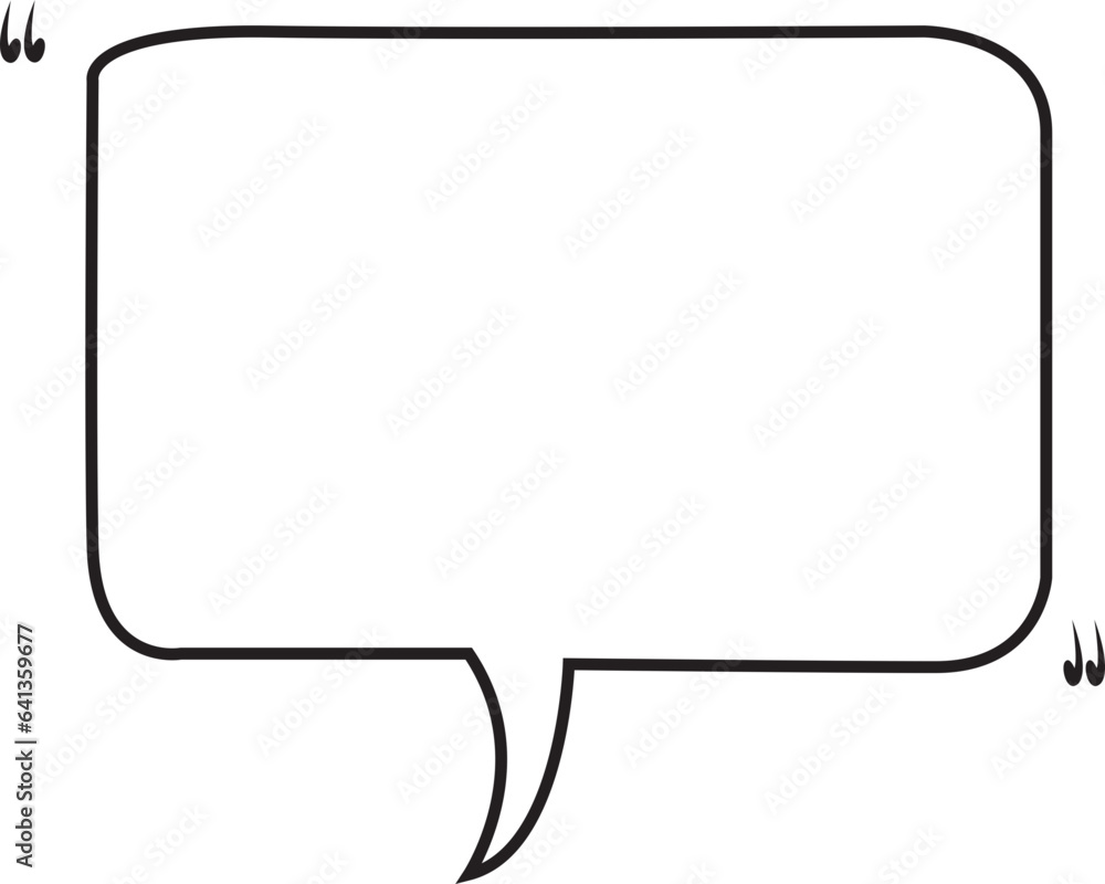 Fototapeta premium Chatt Line Comic Cartoon