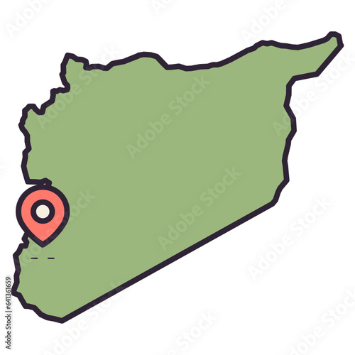 syria map