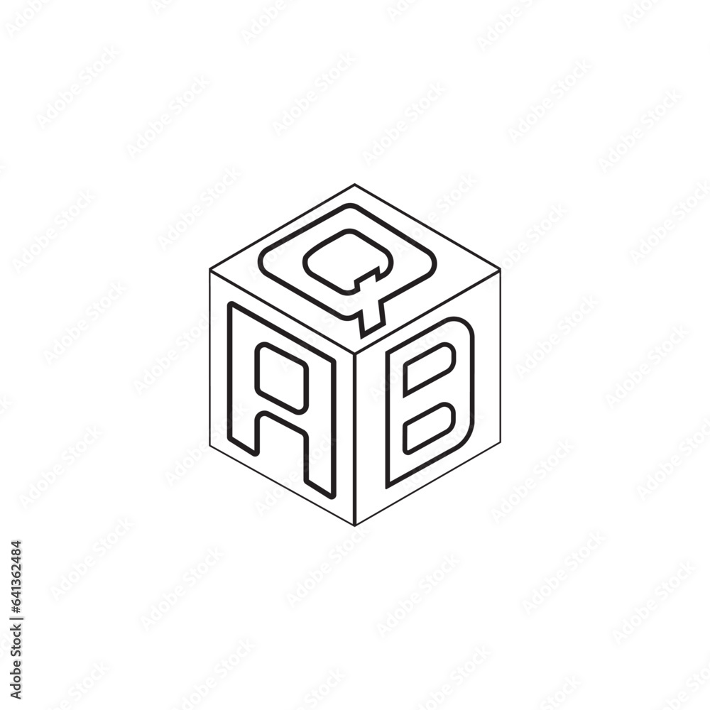 Letter logo design with Cube design Letter logo design with Cube design