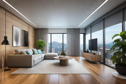 modern living room with furniture © Exotic Graphics