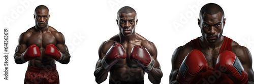 Boxing professional alone in transparent background © 2rogan